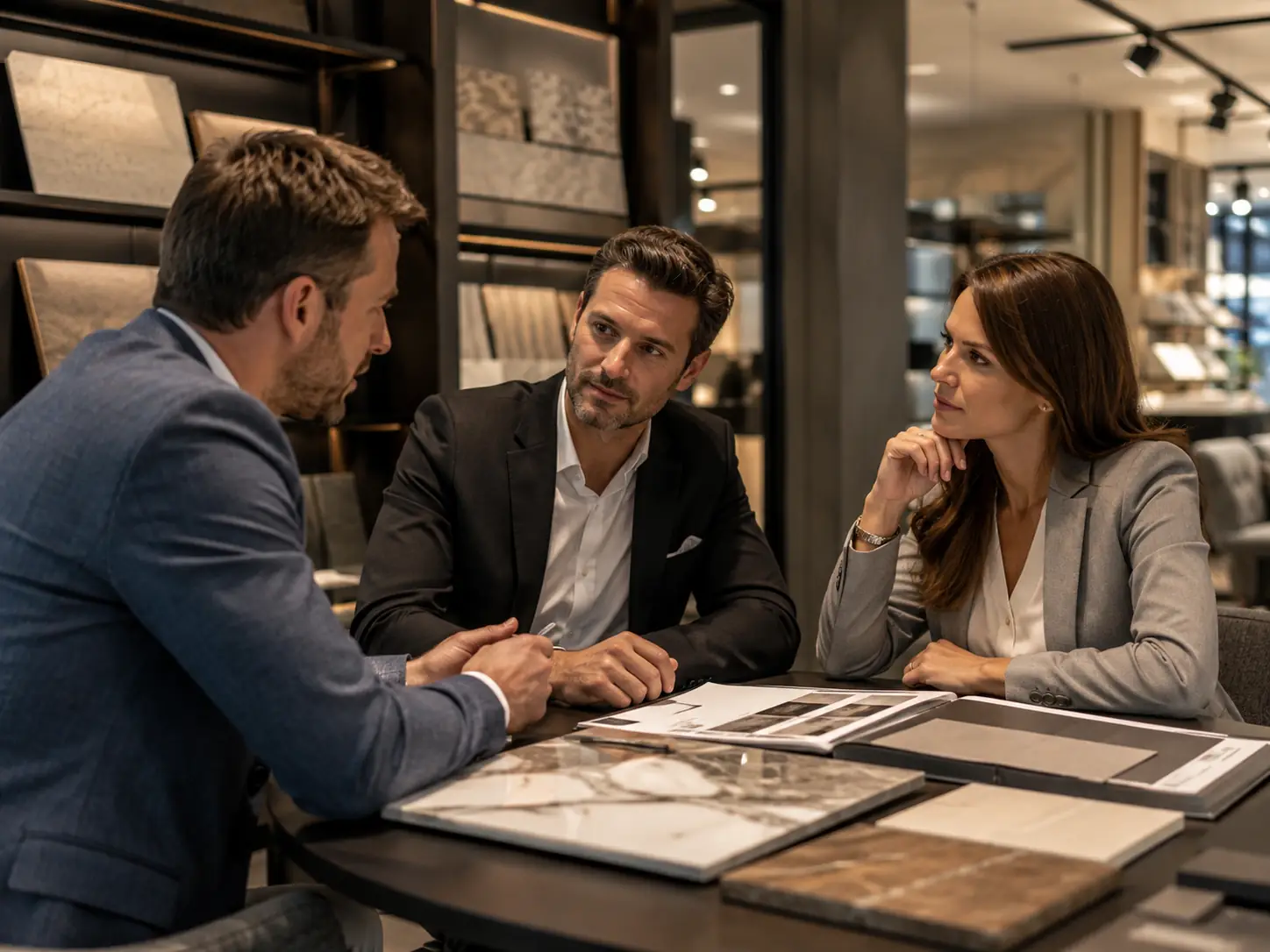 European buyers in a business negotiation
